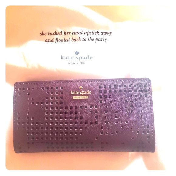 kate spade Handbags - ♠️Kate Spade Cameron St. Perforated Candice Wallet